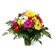 bouquet of gerberas and chrysanthemums