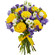 bouquet of yellow roses and irises. Panama