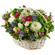 basket of chrysanthemums and roses. Panama