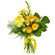 Yellow bouquet of roses and chrysanthemum. Panama